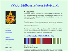 Tablet Screenshot of melbournewest.vvaavic.org.au